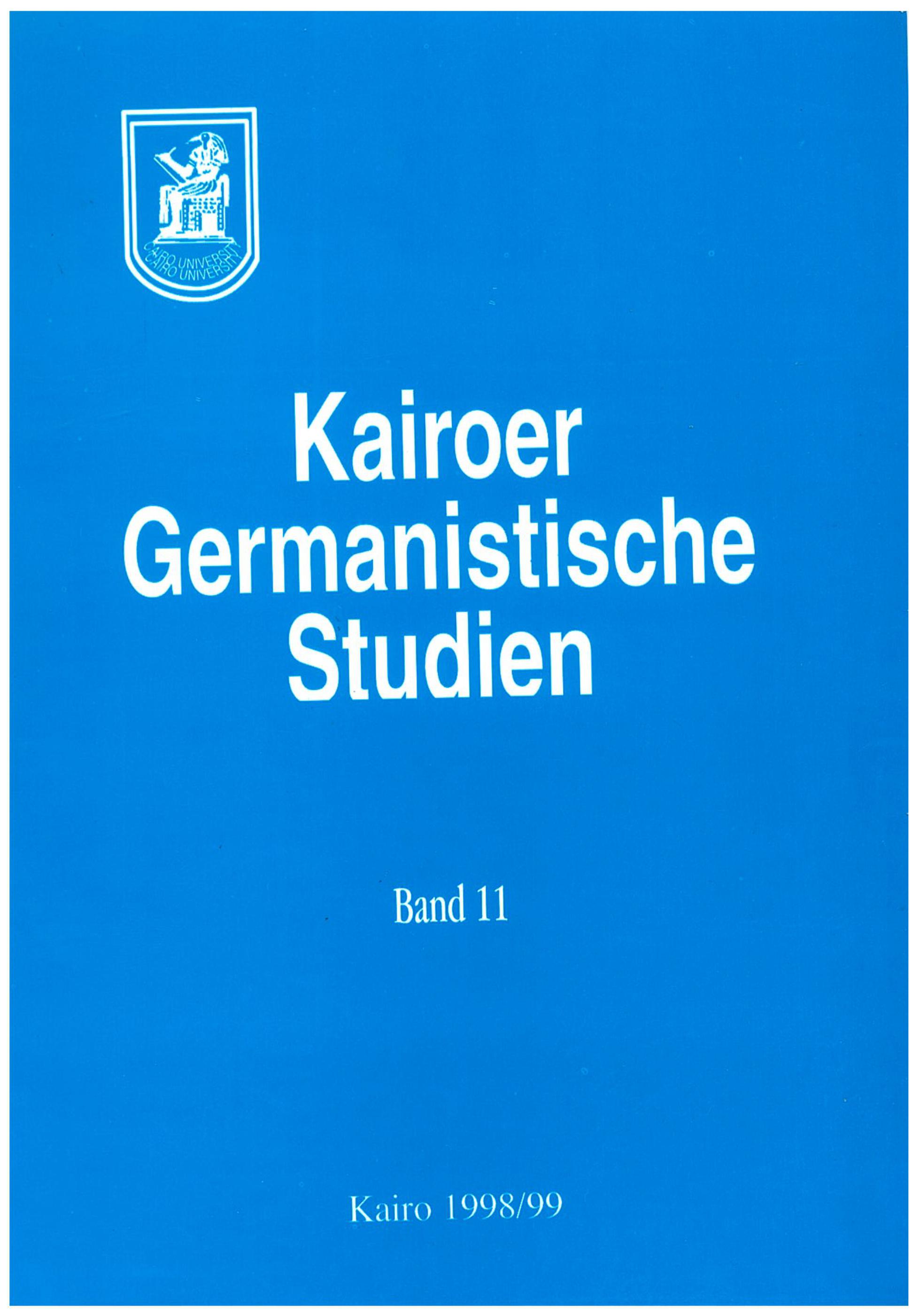 Kairoer Germanistische Studien