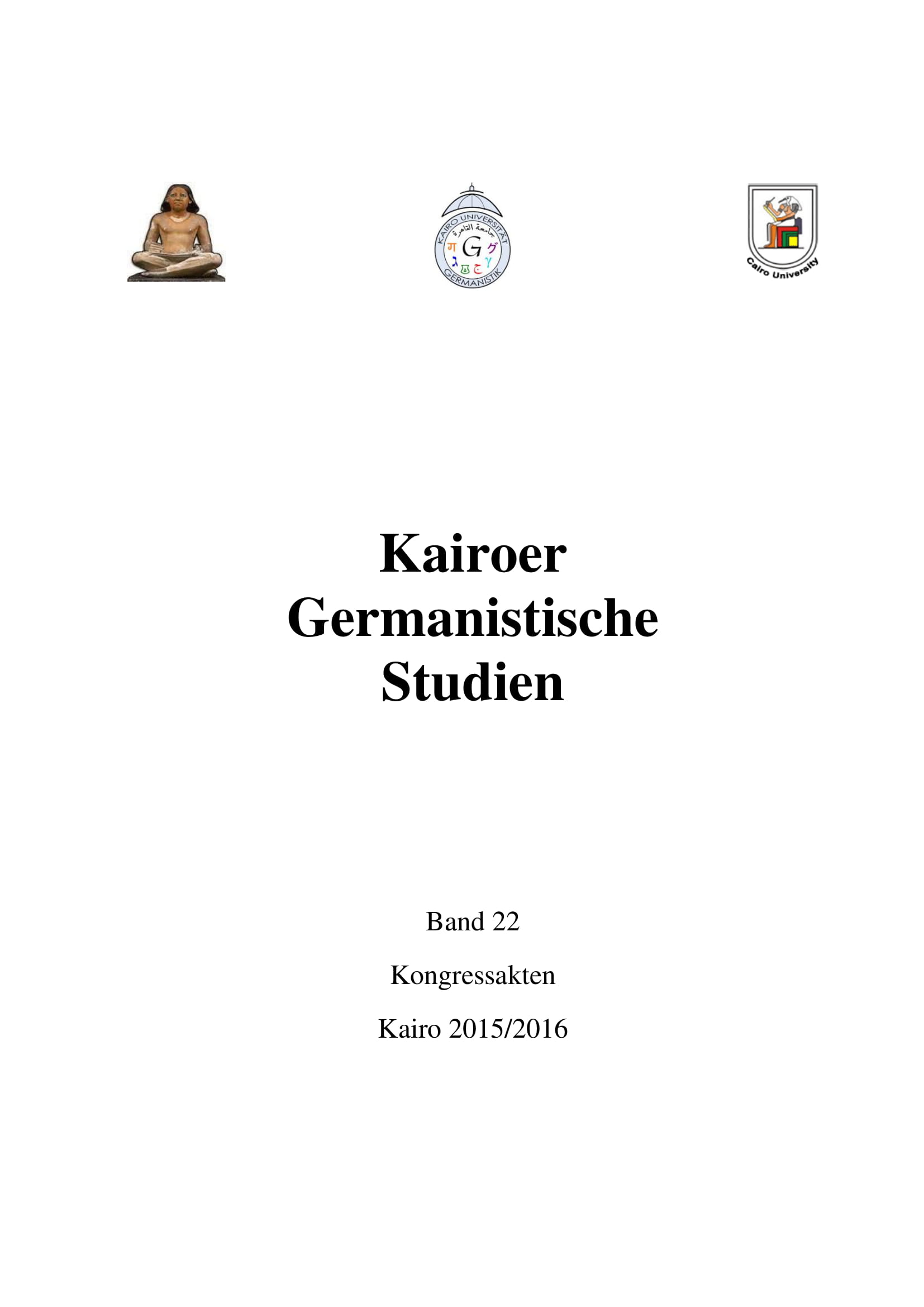 Kairoer Germanistische Studien